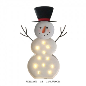  led snowman christmas sign lights